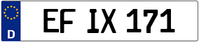 Truck License Plate